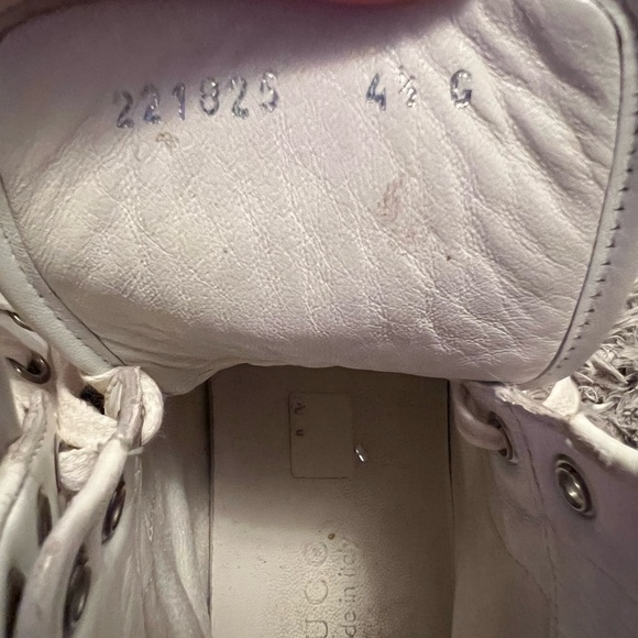 Authentic Gucci Coda Leather High tops Size UK 4 1/2 (US 38.5) - Picture 9 of 10